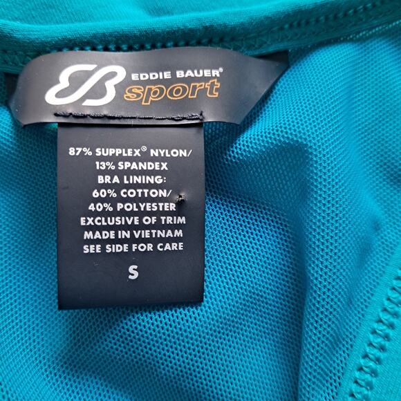 Eddie Bauer Sport Blue Sleeveless V-Neck Tank Top - Picture 6 of 6